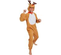 Disfraz De Reno Para Adultos, Talla Única