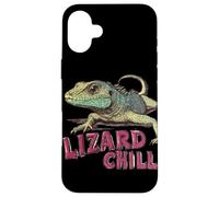 Disfraz de Reptil de Lagarto Genial para los Amantes del Habla fría Carcasa para iPhone 16 Plus