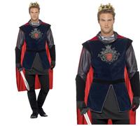 Disfraz De Rey Arturo Para Adultos Deluxe Caballero Medieval Traje Histórico N