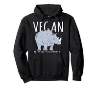 Disfraz de Rinoceronte - Vegano ¿no Hay Suficiente proteína? Sudadera con Capucha