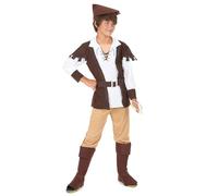 Disfraz de Robin Hood para niño marrón - L 10-12 años (130-140 cm)