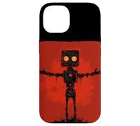 Disfraz de robot creyente rojo para Jesús y amantes religiosos Carcasa para iPhone 14