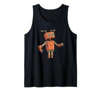 Disfraz de robot de Jesucristo para robots creyentes Camiseta sin Mangas