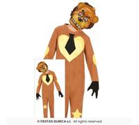 Disfraz De Robot De Peluche Halloween Para Niños Con Máscara Talla 5-6