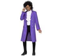 Disfraz De Rock Para Hombre Adulto Plus Prince Purple Pain