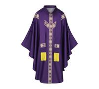 Disfraz de sacerdote católico | Casulla religiosa con cinta para oración