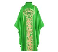 Disfraz de sacerdote medieval para hombre, con botones frontales hasta el suelo