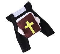 Disfraz de sacerdote para mascotas, disfraz de perro, gato, cosplay, cómodo de llevar, celebración, traje de clero para mascotas con poliéster