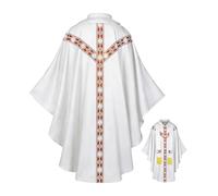 Disfraz de sacerdote, traje sacerdote Iglesia católica - Traje religioso clero misa padre | para oraciones Cosplay boda, carnaval, escena fiesta sesión de fotos