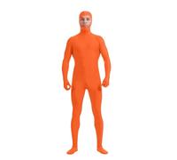 Disfraz de segunda piel con capucha, mono integral, unisex