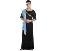 Disfraz de Senador Romano Negro Talla XL