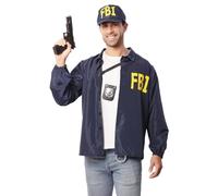 Disfraz de set FBI para hombre talla S