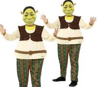 Disfraz De Shrek De Lujo Para Niños Licenciado De Película Con Máscara