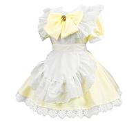 Disfraz de sirvienta para mujer corto - Minivestido para mujer, sexy, corto, clásico, línea A, corte delgado, vestido de fiesta, cosplay, fiesta temática, vestido de ocio, Halloween, fiesta, delantal