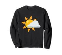 Disfraz de Sol detrás de una pequeña Nube Sudadera