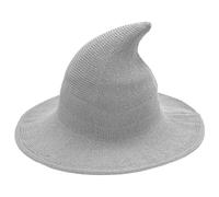 Disfraz de sombrero de bruja, gorro de poliéster ligero, accesorio de fiesta de Halloween de 100 g para hombres adultos, perfecto para bailes de máscaras, festivales, fotografía, escenario, eventos de