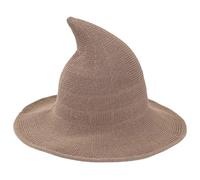 Disfraz de sombrero de bruja, gorro de poliéster ligero, accesorio de fiesta de Halloween de 100 g para hombres adultos, perfecto para bailes de máscaras, festivales, fotografía, escenario, eventos de