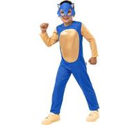 Disfraz de Sonic para niños 5-6 años