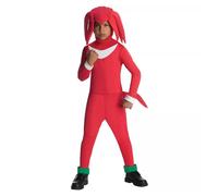 Disfraz De Sonic The Hedgehog Knuckles Con Mono Y Máscara Para Niño Grande 12-14