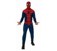 RUBIES- Disfraz de Spiderman para Adulto Talla L Marvel Gorros, máscaras y accesorios para fiesta, Multicolor, STD - M/L (rubi-820958/std)