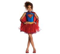 Rubie's - Disfraz oficial de Supergirl con tutú de la serie de TV Superhero Girls para niña