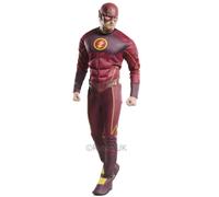 Disfraz De Superhéroe Musculoso Para Adultos The FLASH Deluxe
