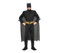 Disfraz De Superhéroe Oficial Deluxe Caballero Oscuro Batman Para Adultos