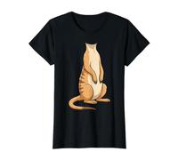 Disfraz de Suricata para Halloween, diseño de Dibujos Animados de Animales Camiseta gráfica económica, Mujer, Negro, L