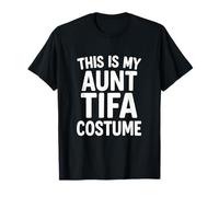 Disfraz de Tifa de This Is My Aunt, Halloween, Uniforme Camiseta