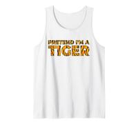 Disfraz de Tigre Halloween pretende Que Soy un Tigre Camiseta sin Mangas