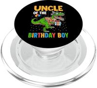 Disfraz de tío del tío de la Fiesta de cumpleaños Dinosaur Squad Uncle PopSockets PopGrip para MagSafe