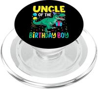 Disfraz de tío del tío de la Fiesta de cumpleaños Dinosaur Squad Uncle PopSockets PopGrip para MagSafe