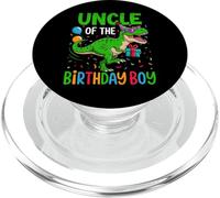 Disfraz de tío del tío de la Fiesta de cumpleaños Dinosaur Squad Uncle PopSockets PopGrip para MagSafe