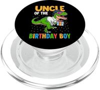 Disfraz de tío del tío de la Fiesta de cumpleaños Dinosaur Squad Uncle PopSockets PopGrip para MagSafe