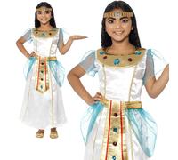 Disfraz De Toga Egipcia Cleopatra Deluxe Para Niños Nuevo