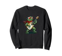 Disfraz de tortuga con guitarra eléctrica para niños y niñas Sudadera