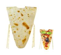 Disfraz de trozo de pizza, suave para, poncho para cosplay, divertido disfraz de comida para carnaval, Halloween, Navidad, cumpleaños, juegos de rol, actuaciones en escenarios, adultos y