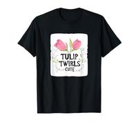 Disfraz de tulipán femenino con lindo discurso Camiseta