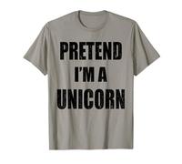 Disfraz de último minuto con diseño de unicornio Camiseta
