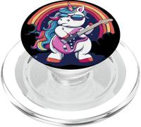 Disfraz de Unicornio Estrella de Rock con Guitarra eléctrica PopSockets PopGrip para MagSafe