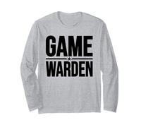 Disfraz de Uniforme de Game Warden, Camiseta de pez y Vida Silvestre Manga Larga