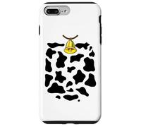 Disfraz de Vaca Divertido y Lindo Ternero Halloween Carcasa para iPhone 7 Plus/8 Plus