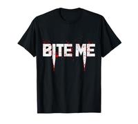 Disfraz de Vampiro Bite Me Last Minute Easy Halloween Camiseta