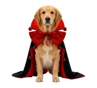 Disfraz de vampiro para mascotas Cape de cosplay de halloween | Capa para gatos con cuello alto para fiestas, fotos de eventos, cosplay, ropa divertida en