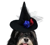 Disfraz de Vampiro para Perros de - Sombrero de Bruja para Mascotas de | Big Pet Vampire Wizard Accesorios de Capa | Ataques de de Mascota de Miedo para Perros | Ví