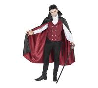 Disfraz De Vampiro Rojo Para Adultos Talla Única