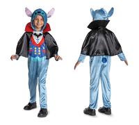 Disfraz de Vampiro Stitch para Niños, Licencia Oficial de Disguise, Capa Removible, Ideal para Halloween, Para edades de 7 a 8 años, 4 a 6 años, 3 a 4 años