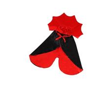 Disfraz de vampiros para mascotas con lazo ajustable para el cuello para perros pequeños a grandes, capas de disfraces de Halloween para perros