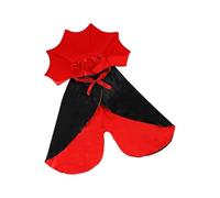 Disfraz de vampiros para mascotas con lazo ajustable para el cuello para perros pequeños a grandes, capas de disfraces de Halloween para perros