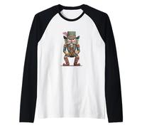 Disfraz de Vaquero Cascanueces del Salvaje Oeste Camiseta Manga Raglan